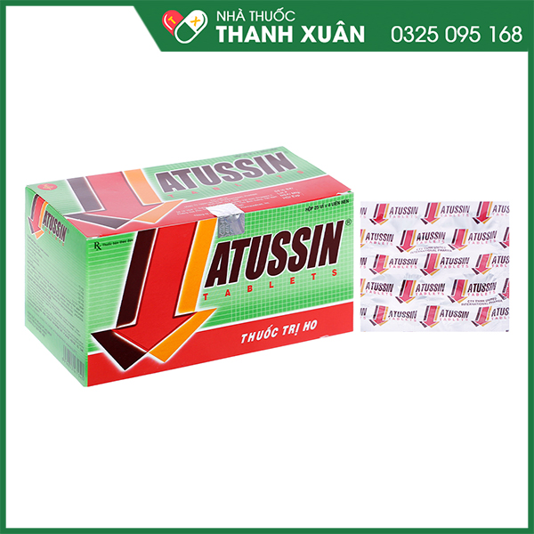 Atussin Tablets trị chứng ho trong bệnh lý hô hấp